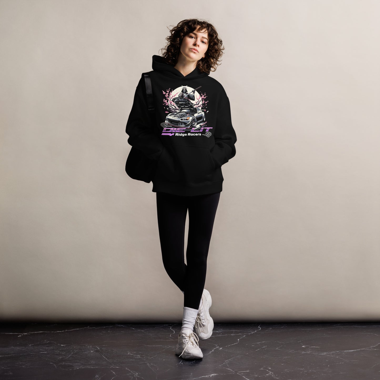 Die Lit Racer Unisex oversized hoodie