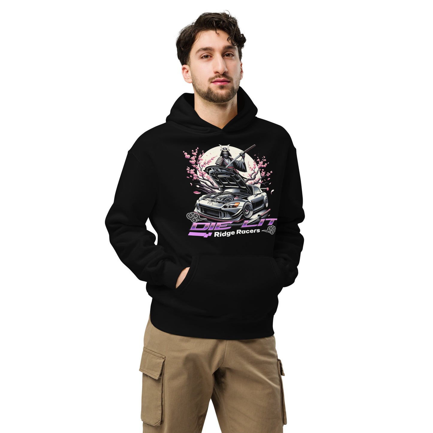 Die Lit Racer Unisex oversized hoodie